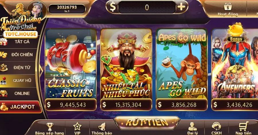 Trò chơi máy đánh bạc (slot) tại nk888 link